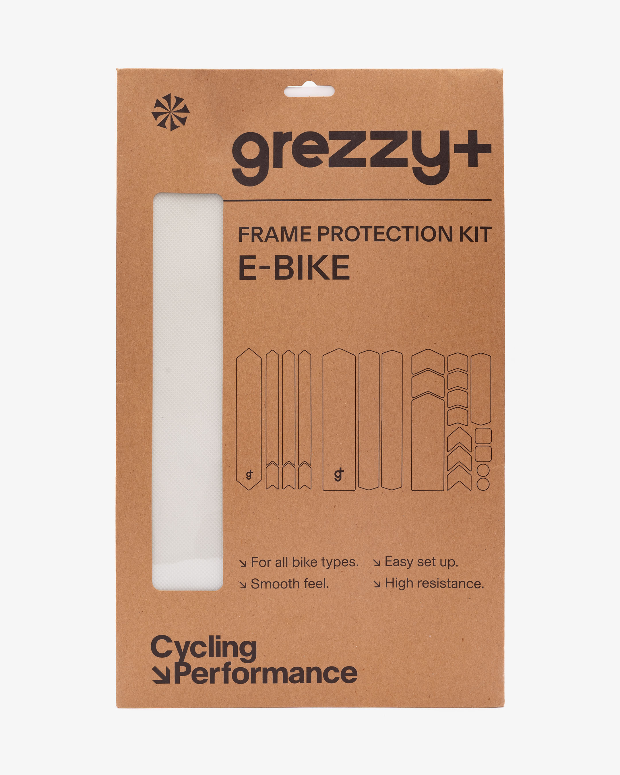 E-Bike Transparent Frame Protector Kit 25 Pieces