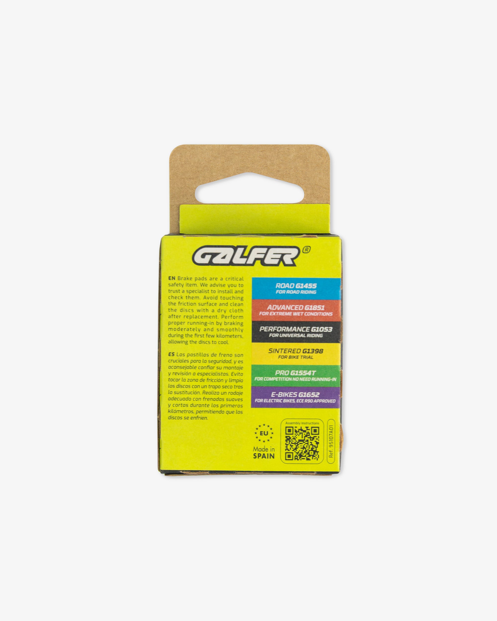 Galfer Pastillas de Freno SHIMANO FD496 / Performance G1053