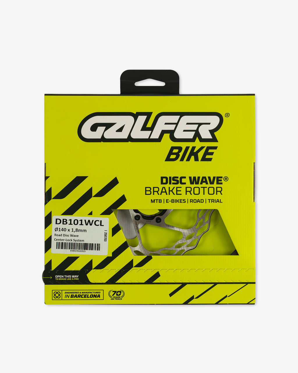 Galfer ROAD Disc Wave 140mm Center-Lock