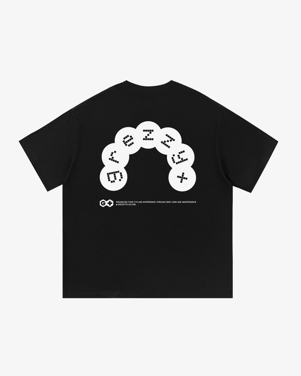 grezzy+ Dots Black T-Shirt
