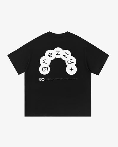 grezzy+ Dots Black T-Shirt