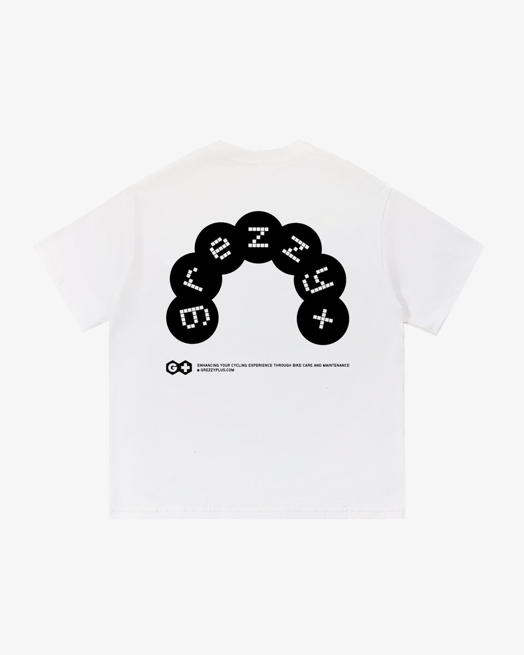 grezzy+ Dots White T-Shirt