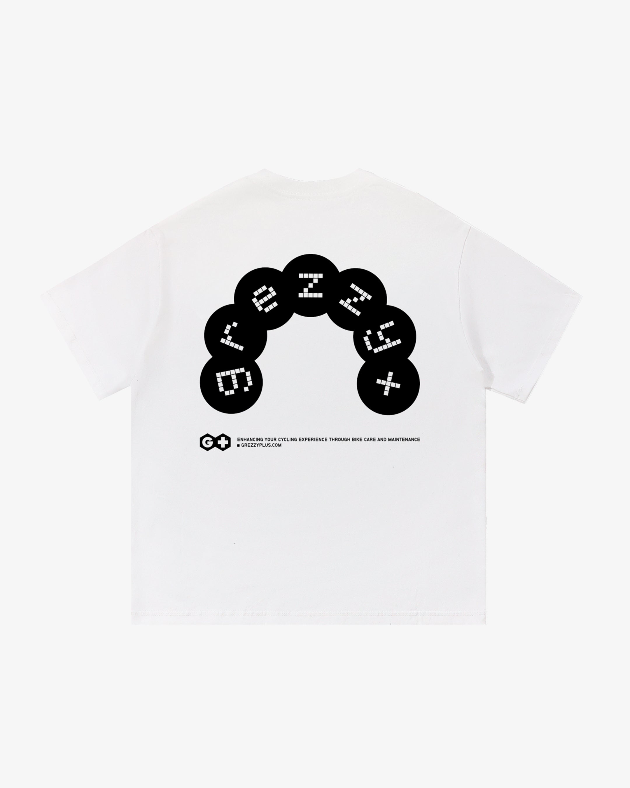 grezzy+ Dots White T-Shirt