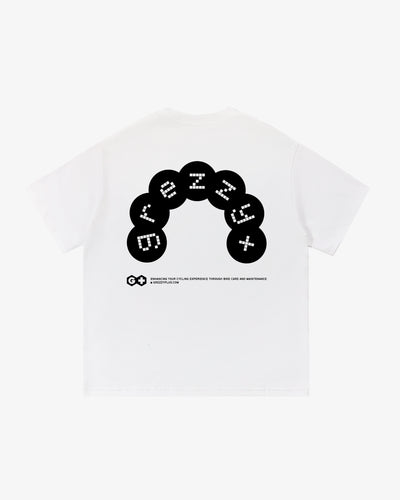 grezzy+ Dots White T-Shirt
